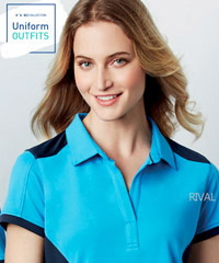 Biz Collection-Rival Polo Womens #P705LS With Logo Service 200px