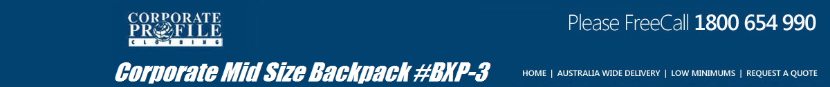 Corporate Mid Size Backpack #BXP-3
