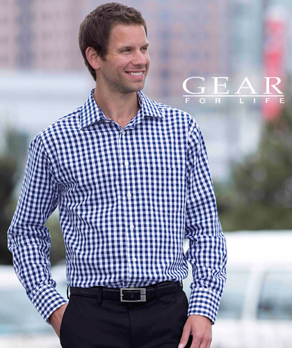 Navy-Check-Shirt-for-Corporate-Uniforms