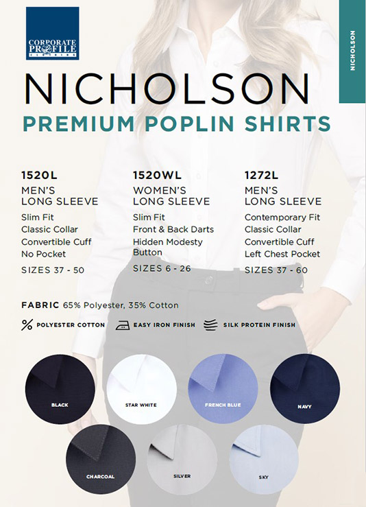 Premium Corporate Shirts #1520L With Logo Service Details 530px
