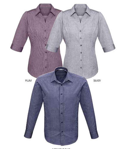 Trend-Pin-Dot-Patterned-Shirts-#S622ML-Colour-Card