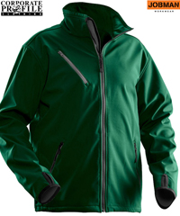 Green Jacket by Jobman Professional Workwear in Australia, Green Softshell Jacket #1201 with Logo service. Also Orange, Navy, Dark Grey, Black. Inspect a sample #1201 for your Company. International web site is www.jobman.se Safety, comfort and security of high quality professional workwear. Enquiries please call Leigh Gazzard FreeCall 1800 654 990