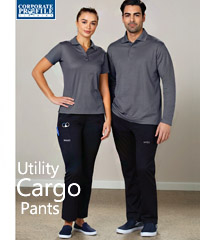Health Wear Cargo Pants #M9480 With ID Loop and Side Elastic Waist