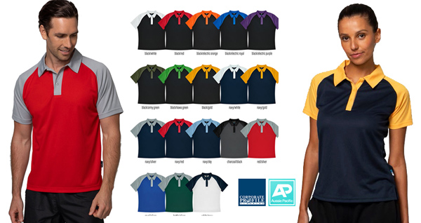 Matching Polo's and Hoodies in 18 colour combinations. New release Polo's are also available in Kids-Youth sizes #3530. High performance raglan sleeve design for movement. Superb embroidery or printing for your logo. Corporate Profile Clothing FreecaLL 1800 654 990