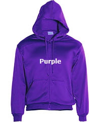 Hoodie-#CJ1062-Purple with Logo Service