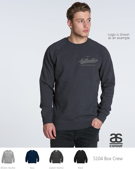 AS Colour Box Sweatshirt #5104, sample inspection service is available. Urban style, great quality. Perfect for football clubs, netball, basketball, in colours for Autumn-Winter 2016. Logo print and embroidery service available. Chunky 350gsm. Sizes XXS-3XL.
