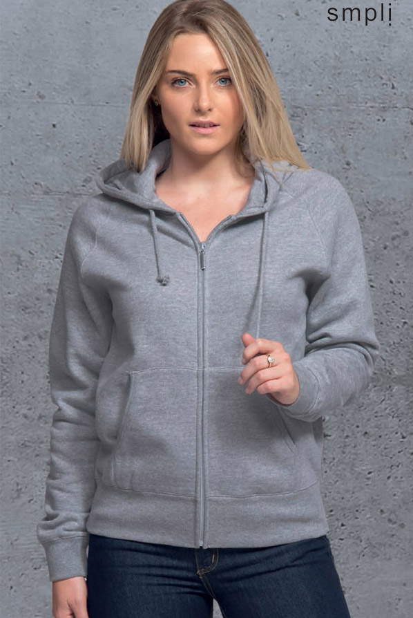 Zip Hoodie Womens #WSIVH With Logo Service 600px