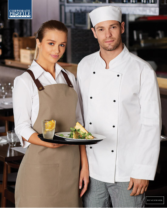 Best value in bulk. Cotton Canvas Apron available Black, Charcoal, Khaki with choice of various coloured Straps. Aprons have waist pockets, reinforced designer rivets, Brass metal buttons. 72cm x 84cm. Logo service with print or Embroidery. All the details at Corporate Profile FreeCall 1800 654 990