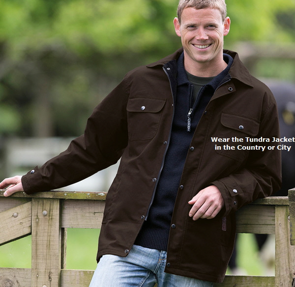 Tundra Aussie Style Jacket with Logo Service