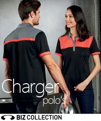 Charger-Polo-Shirt-Back-View