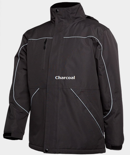 Charcoal Work Jacket with Lining # 3TPJ Tempest With Company Logo Service