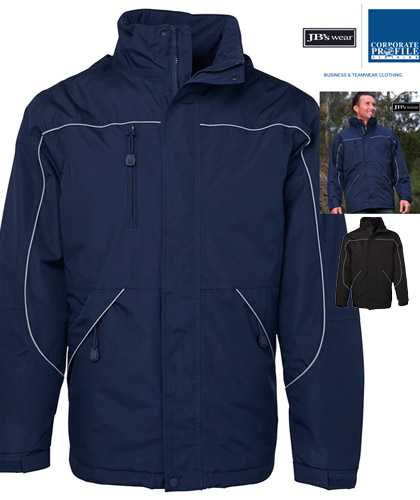 Looks fantastic with logo embroidery. Supermarket price for Waterproof Jacket to 6000mm rating, diamond quilted lining inside keeps you warm, yet lightweight. Sealed seams enhance water resistance. Available Black, Navy, Charcoal and Royal For all details FreeCall 1800 654 990.