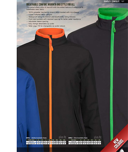 Uniform Jacket Podium Softshell Jacket #3WSJ Product Details With Logo Service Page 2