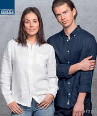 Linen Shirts Mens #SIL and Ladies #WSIL With Corporate Logo Service. Cool and comfortable linen. New Colours Navy, White. Mens Small-3XL and 5XL. Ladies 8-26 Bringing you a retail look with style and function. Perfect for hospitality, bars, summer sport clubs. Top notch logo service. Enquiries FreeCall 1800 654990