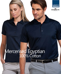 Mercerised Cotton Polo #SLC033S Corporate Polo with Logo Service
