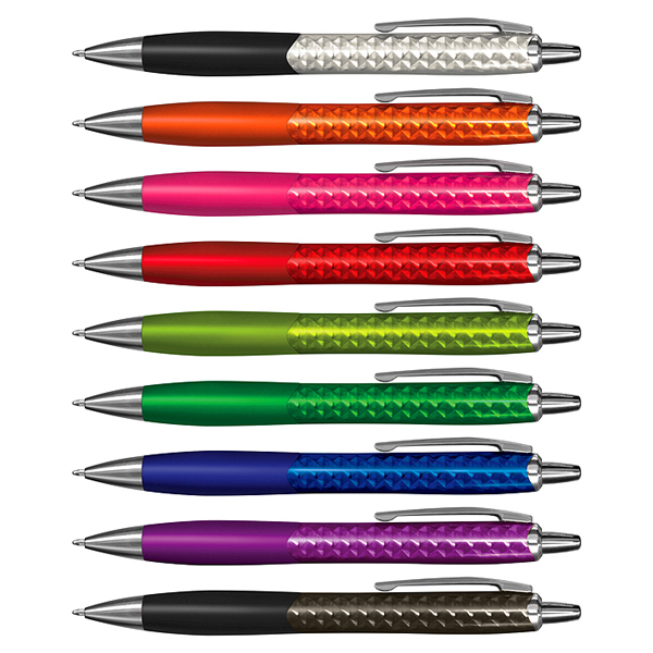 Biz Collection Shirts and Corporate Pens in Matching Brand Colours. Trend Collection Vegas Pen #108748 Corporate Logo Pens quickly printed with your Company Name and Logo in Australia. For assistance please contact Renee Kinnear, Sales Executive at Corporate Profile on FreeCall 1800 654 990
