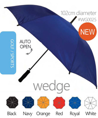 Wedge Golf-Sports Umbrella #WG0025 With Logo Print Service 200px