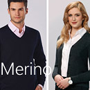 Merino Wool Mens Jumper #M9502 and Ladies Vee Cardigan #M9602 with Logo Service. Perfect price for office and outdoor Uniforms. Available in Navy, Charcoal and Black, with large range of Sizes. For details Corporate Profile Clothing FreeCall 1800 654 990