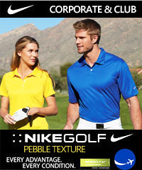 Have your Company or Club logo branded on Nike Golf Polo Shirts #373749 and Womens #354064. Your customers will be in awe, Dri Fit Pebble Texture Polo, 12 colours. Perfect for Australia's climate. High performance moisture wicking fabric pulls away sweat to help keep you dry and comfortable. Enjoy wearing Nike Golf polo's branded with your Company or Club logo. Corporate Sales Leigh Gazzard FreeCall 1800 654 990