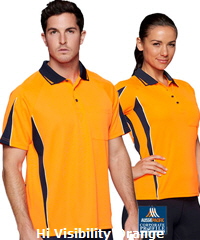 Aussie Pacific Premium Hi Viz Polo #1304 Premium Work Polo With Print Service, great appearance hi viz 160 gsm, driwear mini waffle knit. Featuring Driwear Moisture Removable Technology, easy care fabric. Sporty fit looks fantastic and popular style for women with Sizes 8 to 26 available. Easily coordinated with Shorts, Training Tees, Singlets and Tracksuits (Jackets) etc. For all the details please Renee Kinnear on FreeCall 1800 654 990.