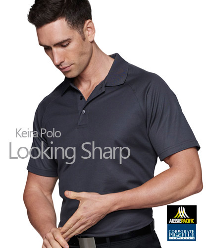 A good choice for business uniforms the Kiera Polo #1306 is available in 5 plain, solid colours. The shirts feature Cotton on the Inside of The Fabric so there is more comfort for the wearer. White, Black, Navy, Pacific Blue and Navy with Logo Service, for all the details the best idea is to call Renee Kinnear or Shelley Morris on FreeCall 1800 654 990.