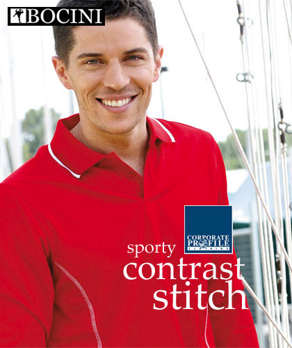 Long Sleeve Polo #CP0912 with corporate logo service. Adults and Kids Long Sleeve Polo's. Bocini long sleeve polo shirts are available in Black-Red, White-Navy, Gold-Red, Navy-White and Red-White. good quality, breathable, moisture wicking, anti bacteria, Australian Standard UV Protection, long sleeve with open cuff. For all the details please call Renee Kinnear or Shelley Morris on FreeCall 1800 654 990.