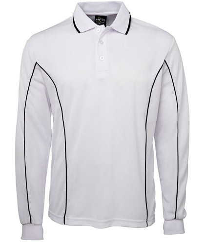 Long-Sleeve-Polo-Shirt-#7PIPL-White-Navy