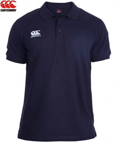 Canterbury polo shirts. Navy, Black, White and Grey Marle with Logo Service. A comfortable, high performance pique poly cotton blend features a fresh contemporary fit, knit collar and arm bands, side vent detail, CCC Canterbury embroidery on the right chest- your logo on the Left Chest or sleeve etc. For all the details contact Corporate Profile Clothing on FreeCall 1800 654 990