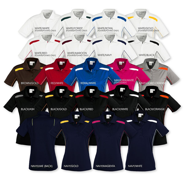 Polo Shirts for Cricket in Team colours