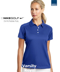 Have your Company or Club logo branded on Nike Golf Polo Shirts #373749 and Womens #354064. Dri Fit Pebble Texture Polo, 12 colours. Perfect for Australia's climate. High performance moisture wicking fabric pulls away sweat to help keep you dry and comfortable. Enjoy wearing Nike Golf polo's branded with your Company or Club logo. Corporate Sales FreeCall 1800 654 990