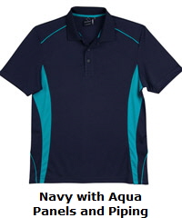 Pursuit Polo Navy-Aqua, Corporate.com.au