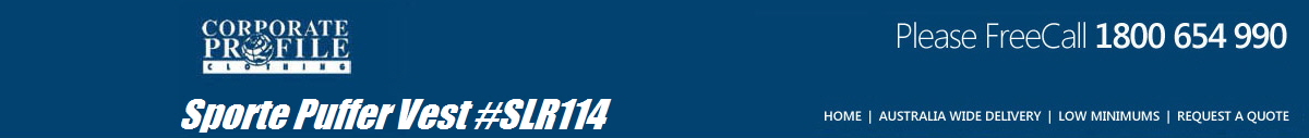 Sporte Puffer Vest #SLR114
