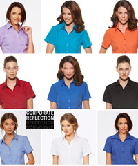 Womens Corporate Shirt Climate Smart #6301S19 Short Sleeve