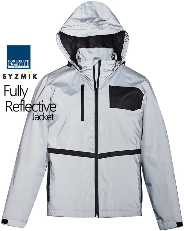 Reflective Waterproof Jacket #ZJ380 SyzmikJacket with Logo Service Catalogue Image
