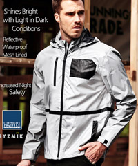 Fully Reflective Silver Jacket #ZJ380 with Logo Service, Waterproof, Mesh Lined. Provides increased safety at night for staff, personnel. Sizes XXS-5XL and King Size 7XL. Versatile functions for Work or Leisure, Australian Standards UPF 50+ For all the details contact Leigh Gazzard FreeCall 1800 654 990.
