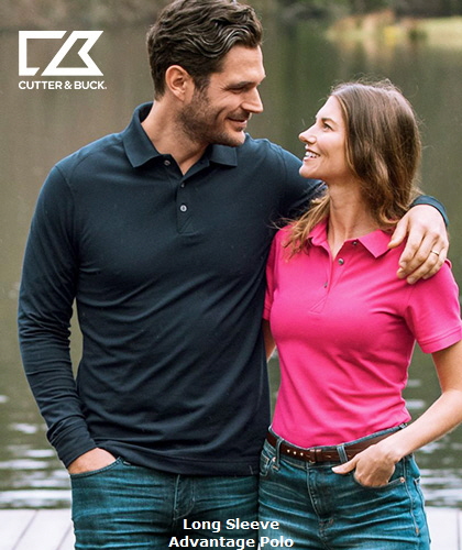 Premium Polo's for Business and Teamwear. Our Australian logo embroidery service is also first class. The Long Sleeve Advantage Polo is available in Black, Grey, White, Navy and Blue. Cotton Blend, Mens and Ladies. Corporate Profile Clothing 1800 654 990