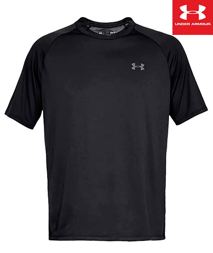 Under Armour Corporate Tee #2.0 Mens Black For Your Logo 420px